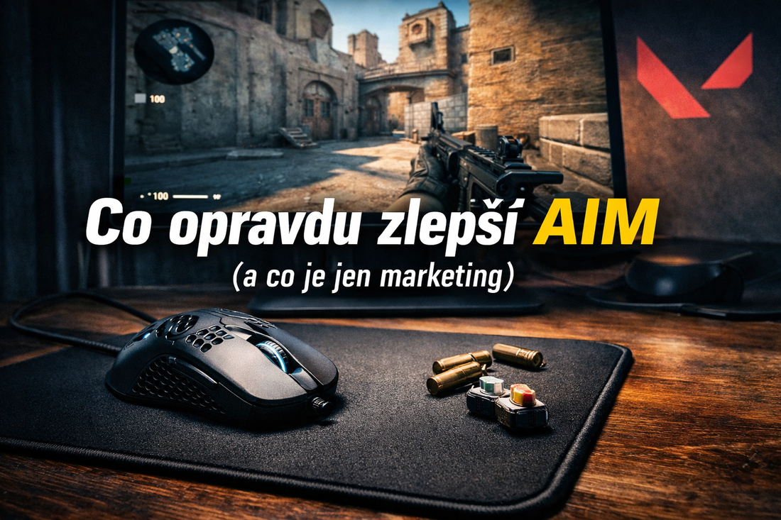 Co opravdu zlepší aim (a co je jen marketing)